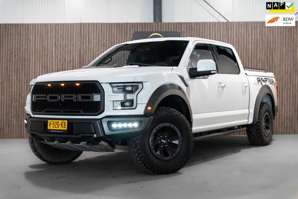 Ford F150 RAPTOR 3.5 V6 LPG Ecoboost NL Auto Pano LED Leder, Auto's, Automaat, F-150, Bedrijf, Vierwielaandrijving
