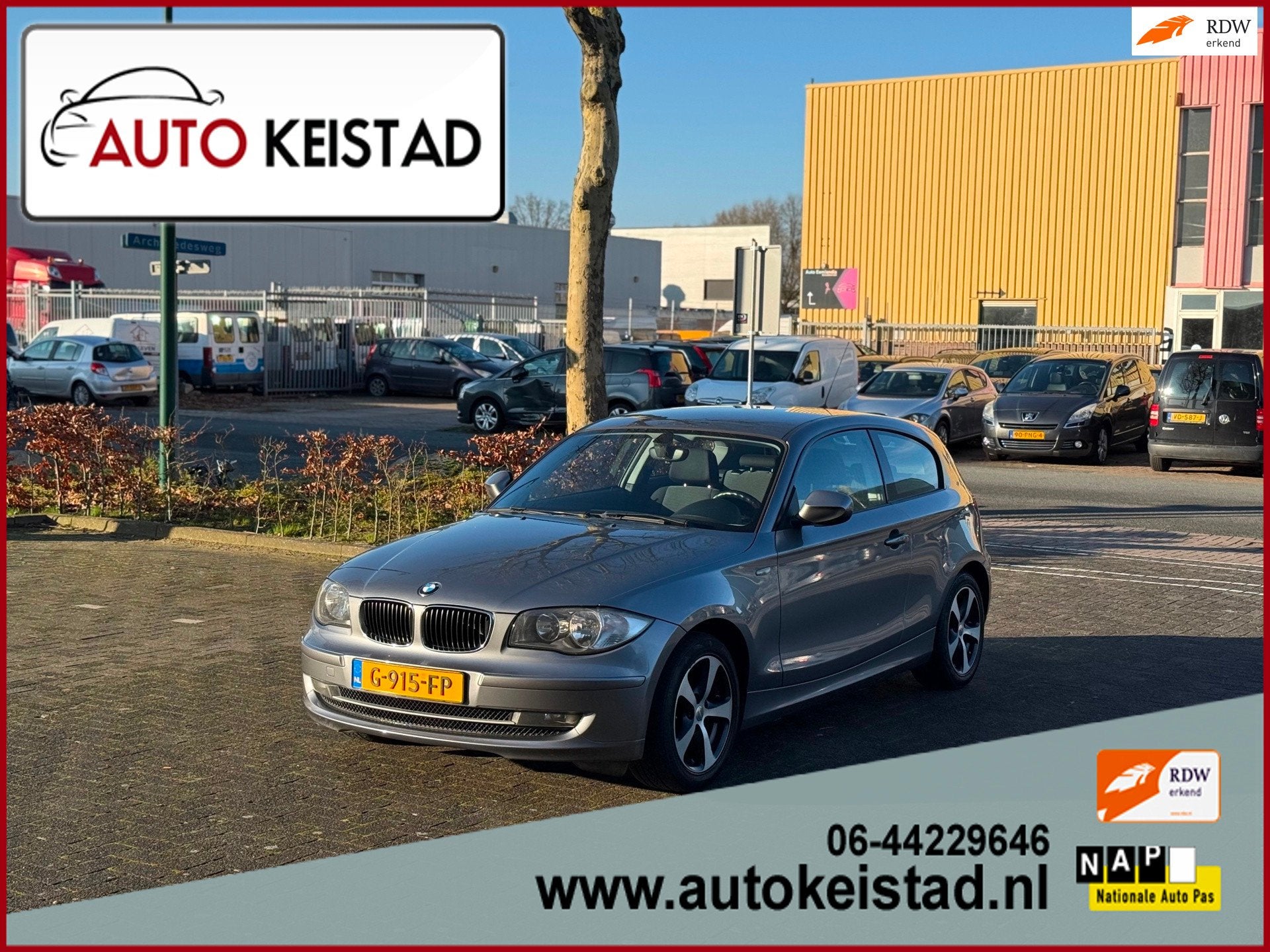 BMW 1-serie 116i EfficientDynamics CLIMA/STOEL VERWARMING/LM, Auto's, BMW, 1-Serie, Euro 5, 4 cilinders, 4 stoelen