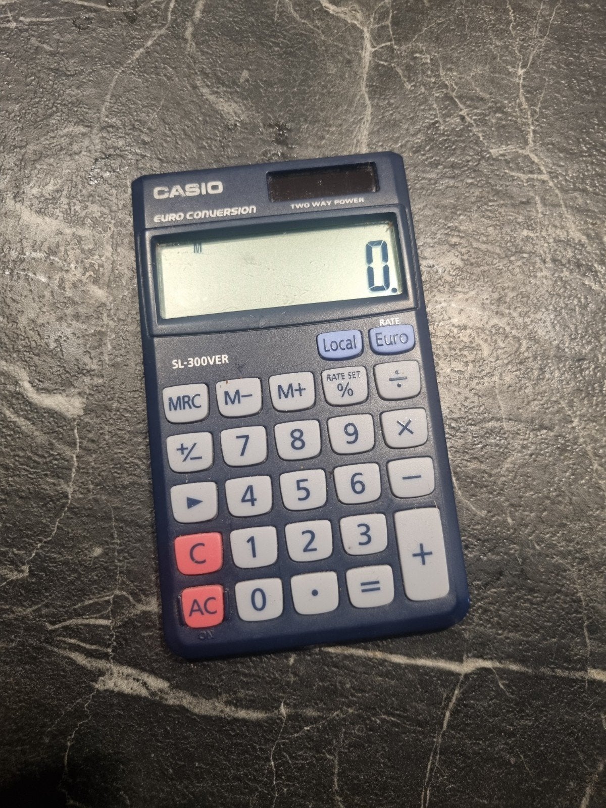 Casio SL-300VER rekenmachine, Ophalen of Verzenden, Gebruikt