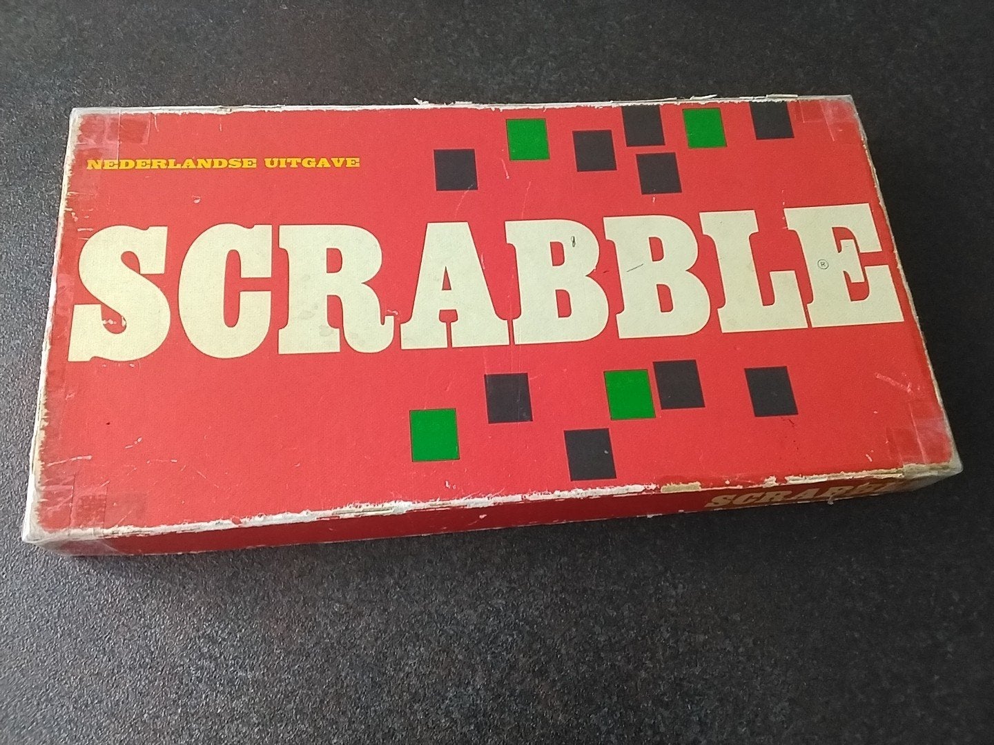 Vintage Scrabble Bordspel - Nederlandse Uitgave, Drie of vier spelers, Ophalen of Verzenden, Gebruikt, J.W. Spear & Sons