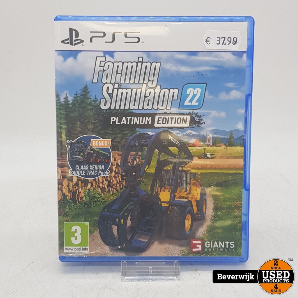 Farming Simulator 22 - Platinum Edition - PS5 Game, Sony, Gebruikt, Support@sony.com, 1-7-1 Konan, Minato-ku
Tokyo 108-0075
Japan
