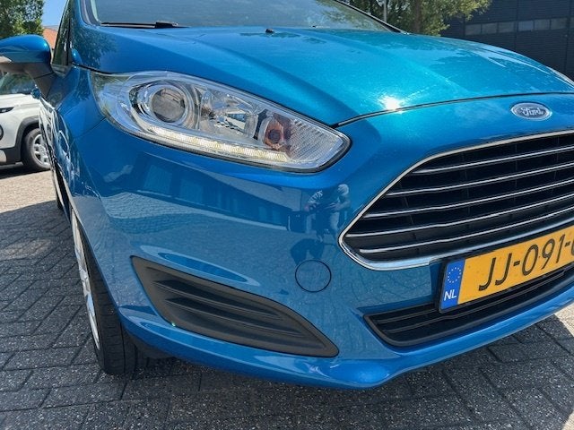 Ford Fiesta 1.0 Style NAVI AIRCO BLUETH NAP! (bj 2016), Auto's, 65 pk, Stof, Euro 6, Blauw