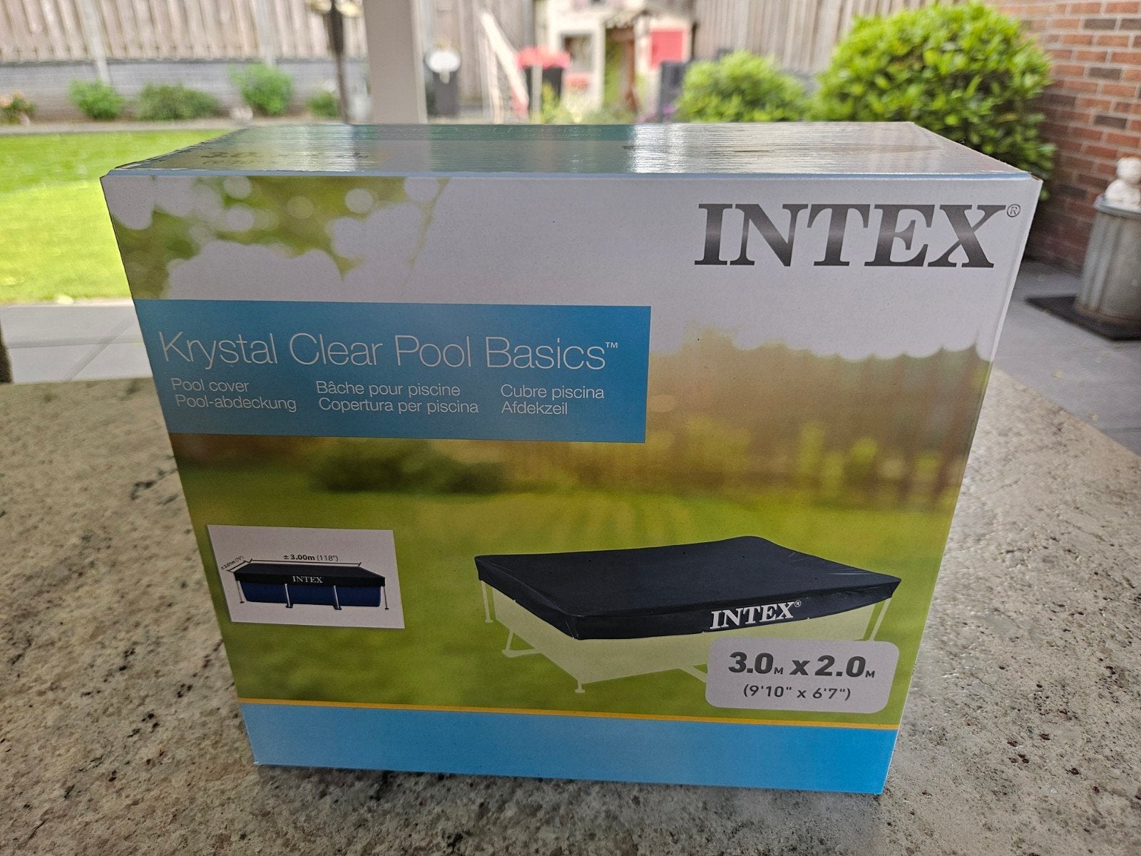 Intex Afdekzeil 3.0m x 2.0m (nieuw in doos), Tuin en Terras, Zwembaden, Ophalen, 200 tot 300 cm, Overige typen, Nieuw