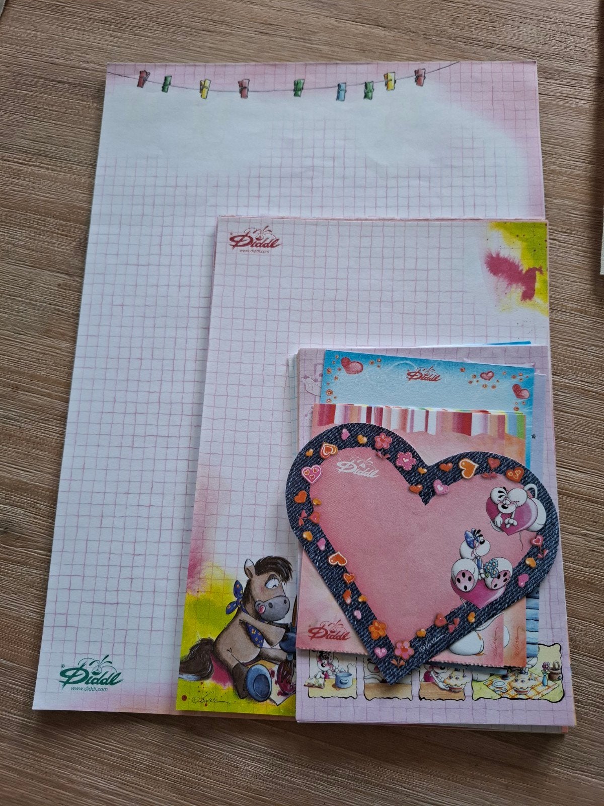 Diddl blokken en losse blaadjes, Verzamelen, Diddl, Ophalen of Verzenden, Papier, Kaart of Schrift