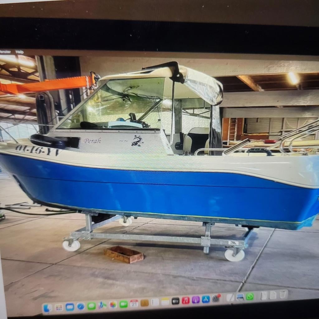 Quicksilver 460 met 40 pk Mercury - Zeer goede staat!, Ophalen, Zo goed als nieuw, 30 tot 50 pk, 3 tot 6 meter