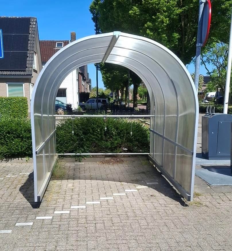 Winkelwagen fietsenstalling - 367x218x231 cm, Fietsen en Brommers, Ophalen, Gebruikt