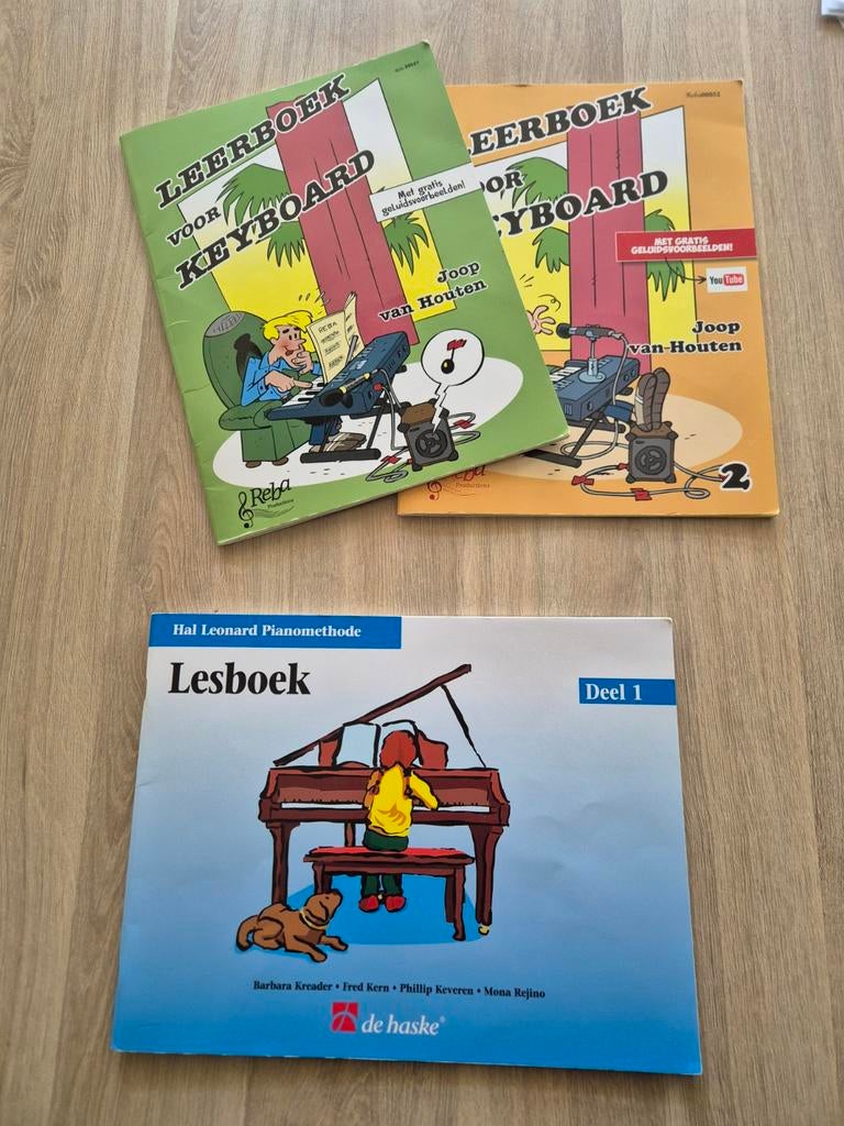 Lesboeken voor piano en keyboard, Muziek en Instrumenten, Gebruikt, Overige genres, Les of Cursus, Ophalen of Verzenden