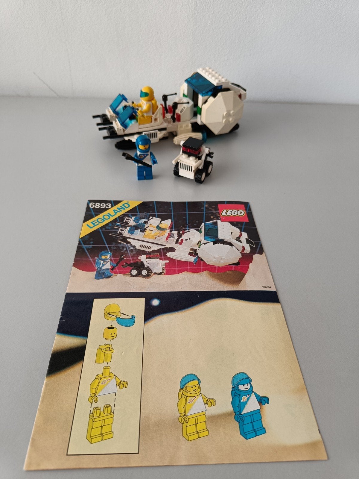 Lego Space Futuron 6893 Orion II Hyperspace, met boekje,1987, Gebruikt, Lego, Ophalen of Verzenden, Space