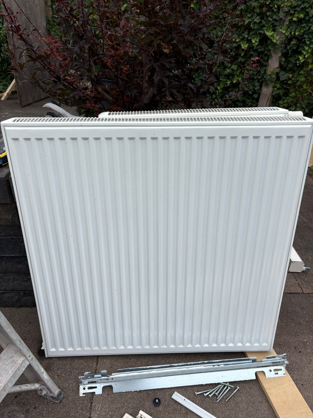 Henrad Softline Radiator - 92x92 cm, Ophalen, Gebruikt, Radiator, 60 tot 150 cm