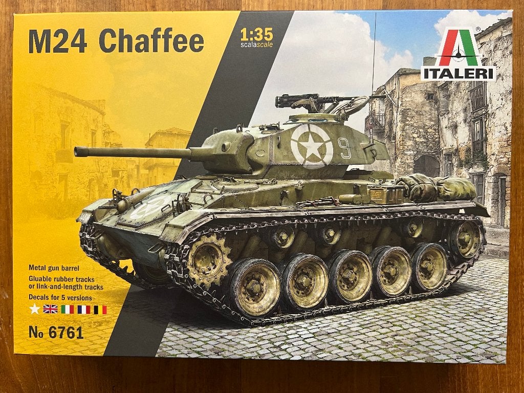 Italeri M24 Chaffee 1:35 bouwpakket - 6761, Tank, Italeri, 1:32 tot 1:50, Nieuw