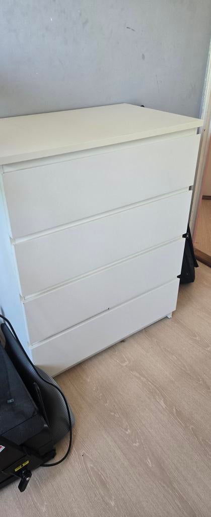 Ikea ladekast Malm, Ophalen, 50 tot 100 cm, Zo goed als nieuw, 3 of 4 laden