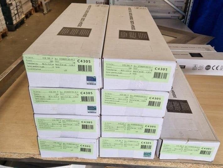 Restpartij 8m2 Klik PVC Ambiant Spigato Avanto Visgraat Grey, Ophalen, Oosterbrugstraat 27, 8281 BT Genemuiden, Nieuw, Therdex Floors / Cotap