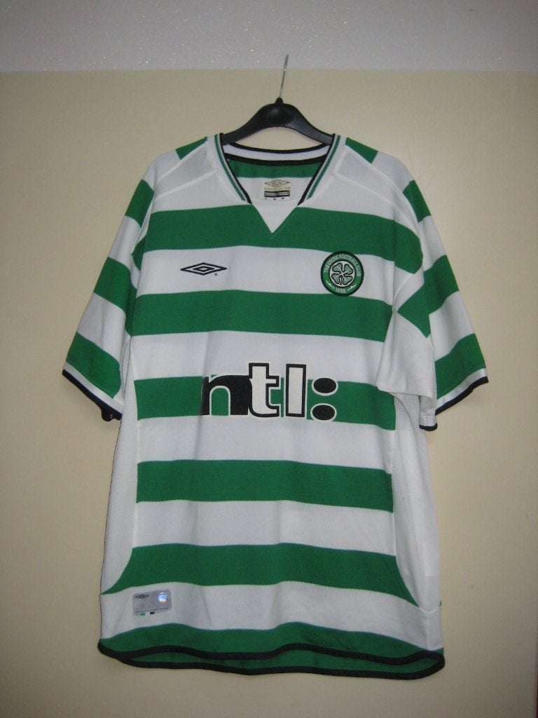 vintage voetbalshirt  Celtic , 2001-2003.  Umbro mt. L., Ophalen of Verzenden, Gebruikt, Buitenlandse clubs, Shirt