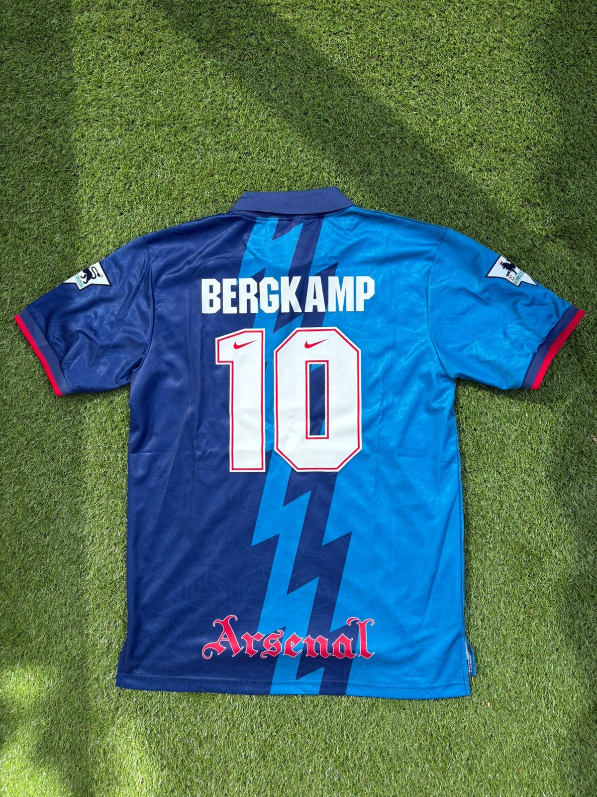 Arsenal 1995/96 Uitshirt Bergkamp #10 – Maat XL, Maat XL, Ophalen of Verzenden, Nieuw, Shirt