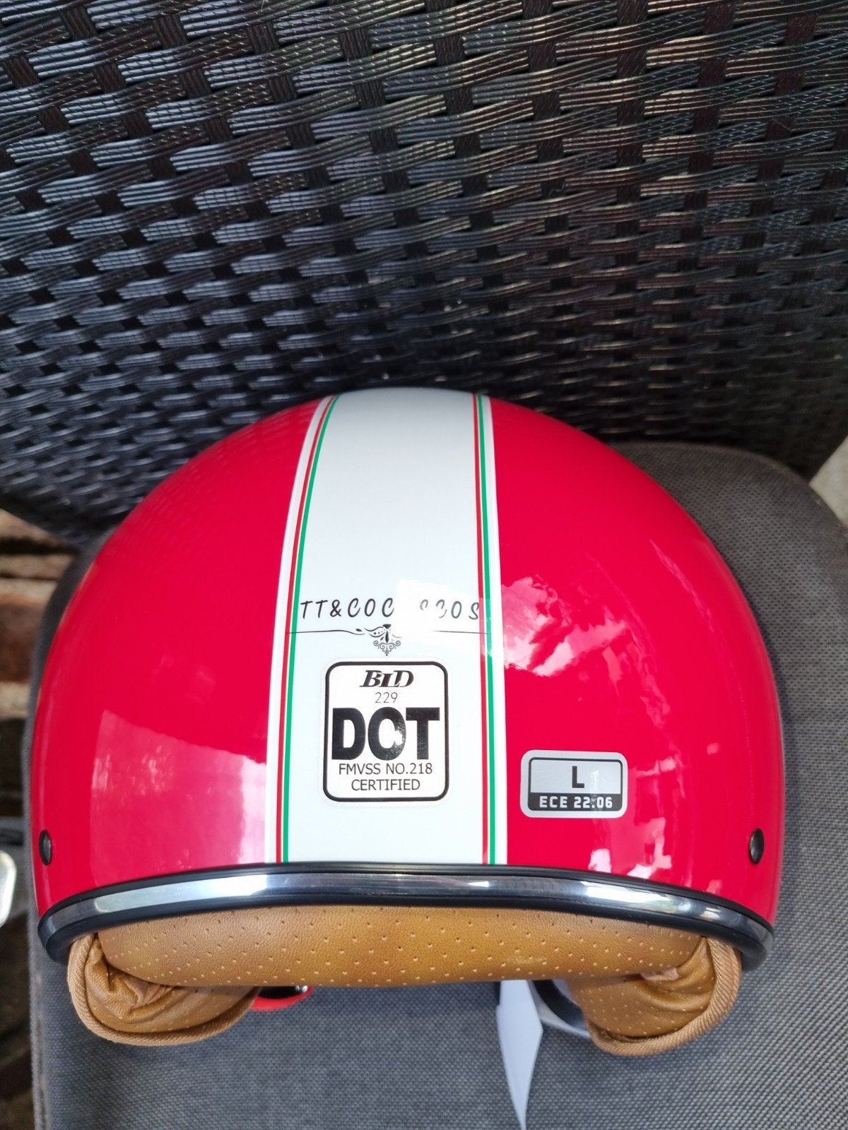 Nieuwe Retro Scooterhelm - Maat L, Ophalen of Verzenden, Nieuw, Large, Onbekend