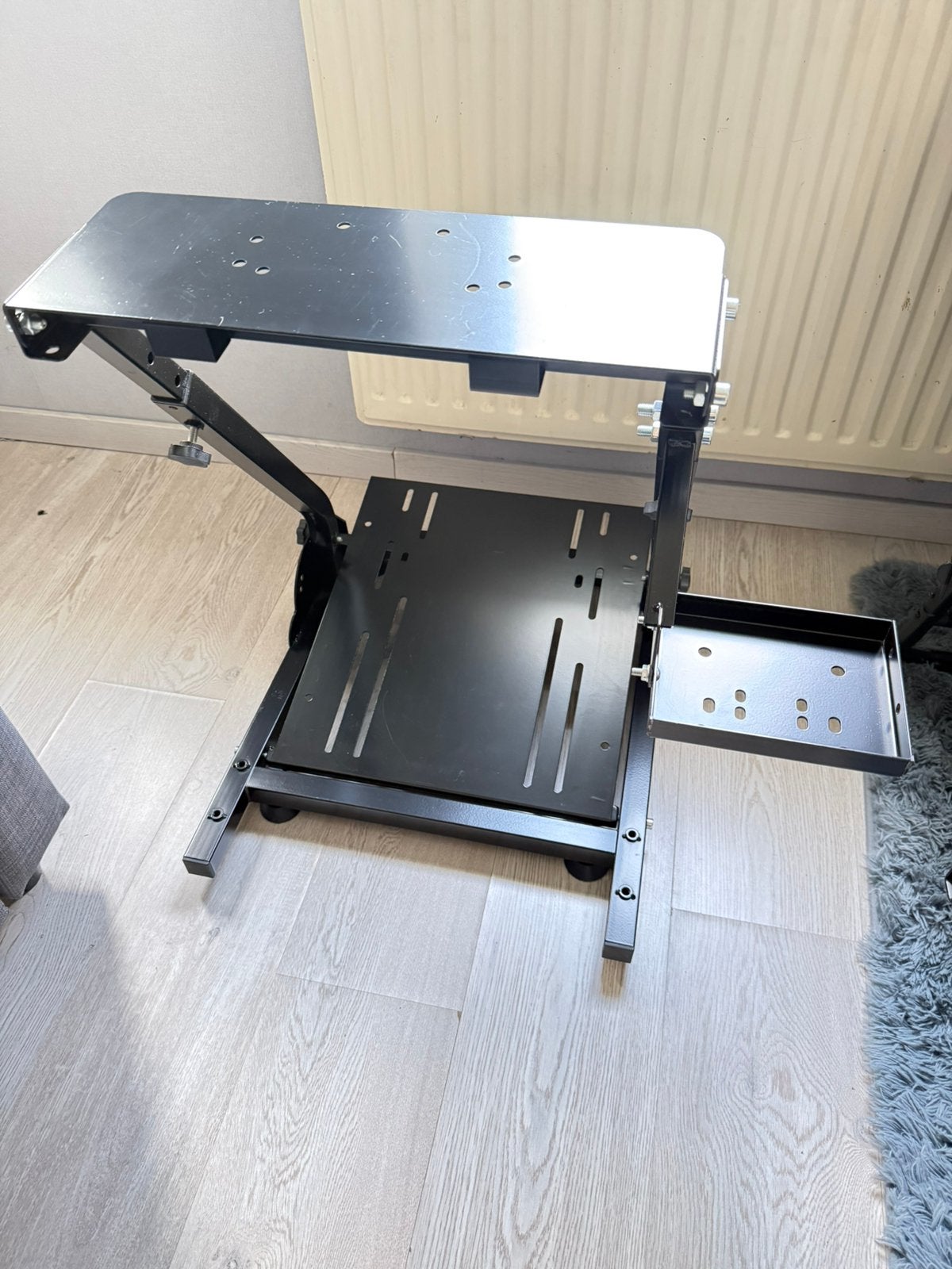VEVOR Racing Wheel Stand  - Opvouwbaar, Ophalen, Zo goed als nieuw, Minder dan 70 cm, Metaal