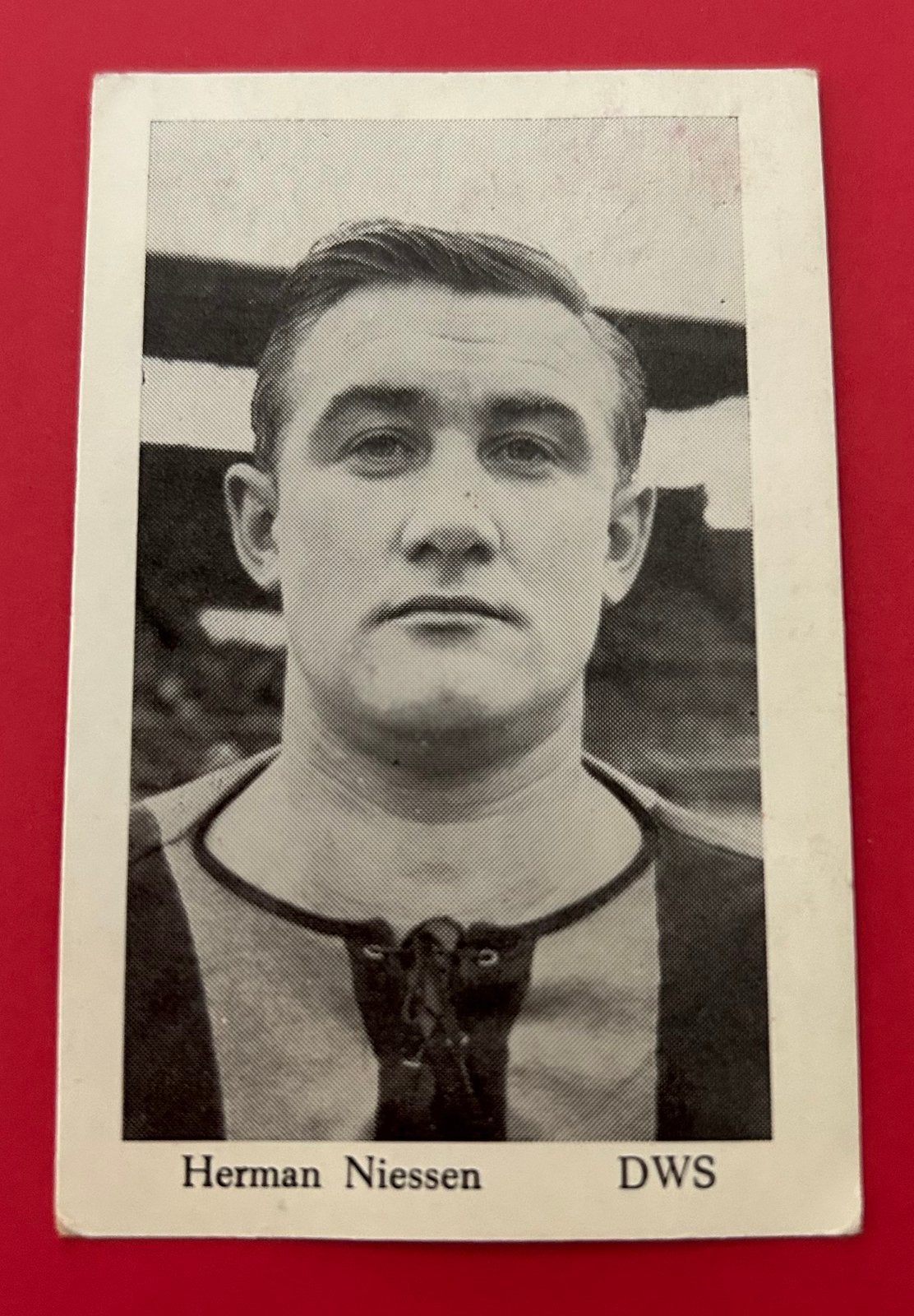 Herman Niessen - D.W.S. - 1963 - Spirograaf - Monty, Ophalen of Verzenden, Zo goed als nieuw, Ajax, Spelerskaart