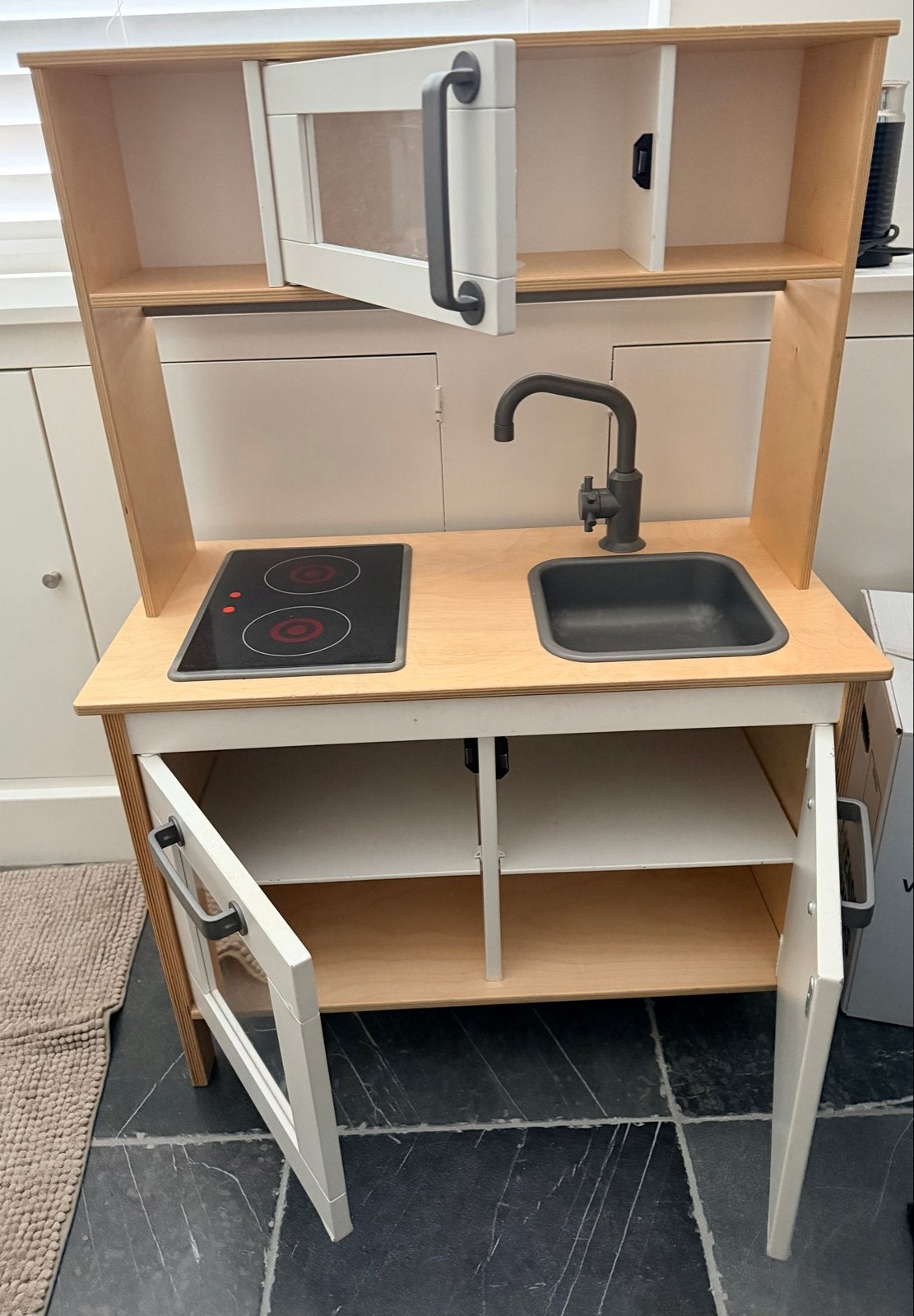 IKEA Duktig Speelkeuken met kookplaat en kraan, Kinderen en Baby's, Ophalen, Gebruikt, Hout, Speelkeuken