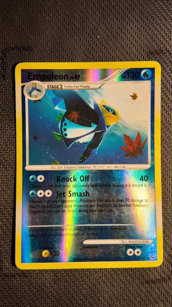 Empoleon 26 Platinum | Pokemon kaart, Ophalen, Zo goed als nieuw, Losse kaart, Foil