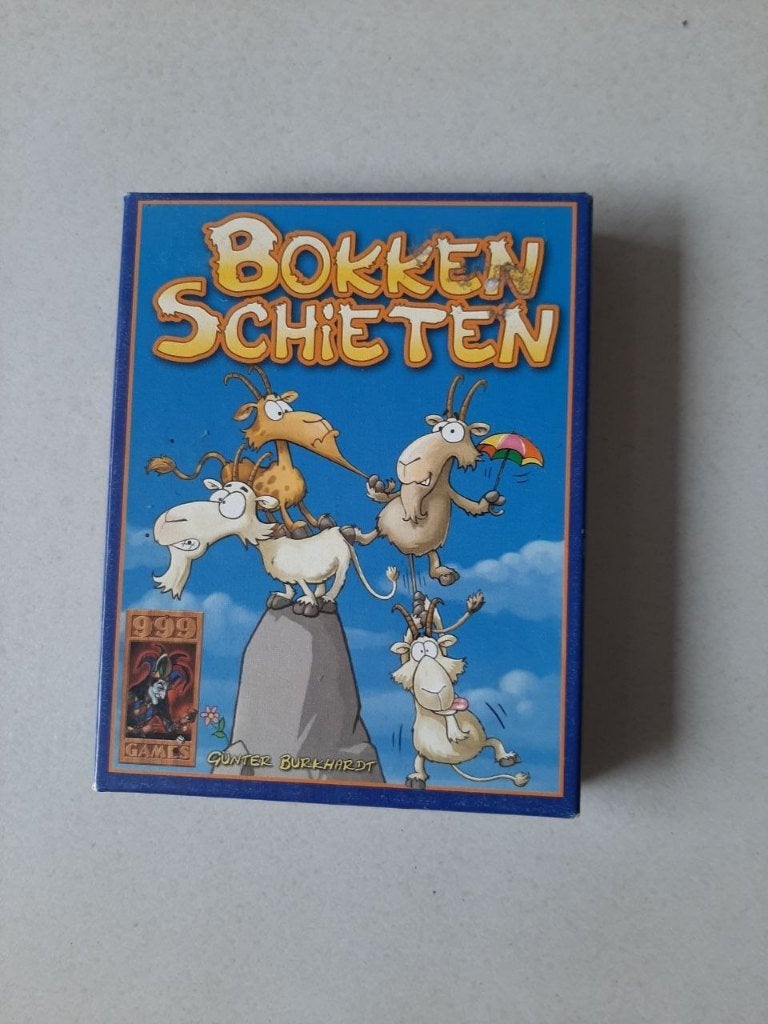 Bokken Schieten - Leuk kaartspel van 999 Games, Een of twee spelers, Ophalen of Verzenden, Zo goed als nieuw, 999 Games