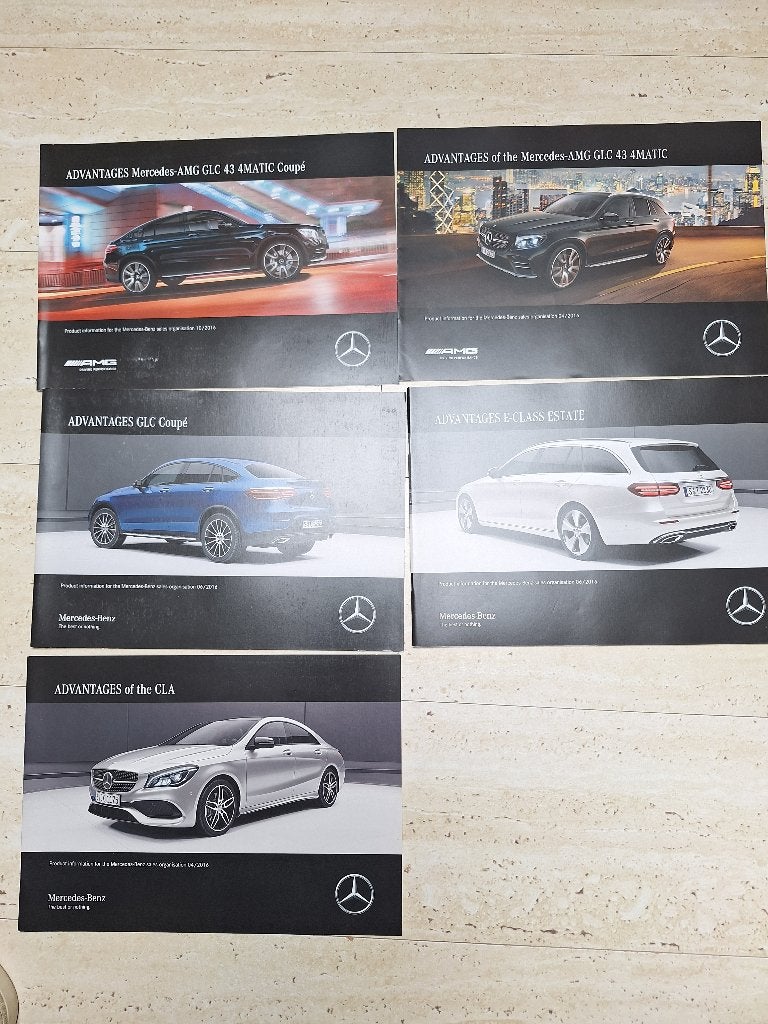 Mercedes Advantages CLA GLC AMG E class Estate, Boeken, Auto's | Folders en Tijdschriften, Gelezen, Mercedes, Ophalen of Verzenden
