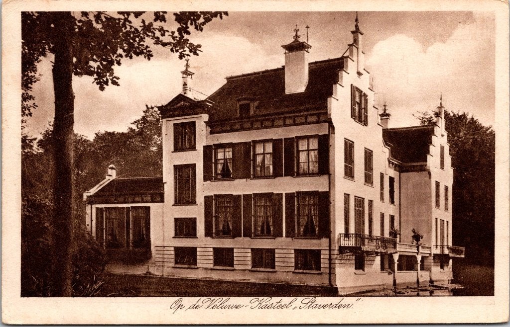 Staverden - 12 oude ansichtkaarten, Verzenden, 1940 tot 1960, Gelopen, Gelderland
