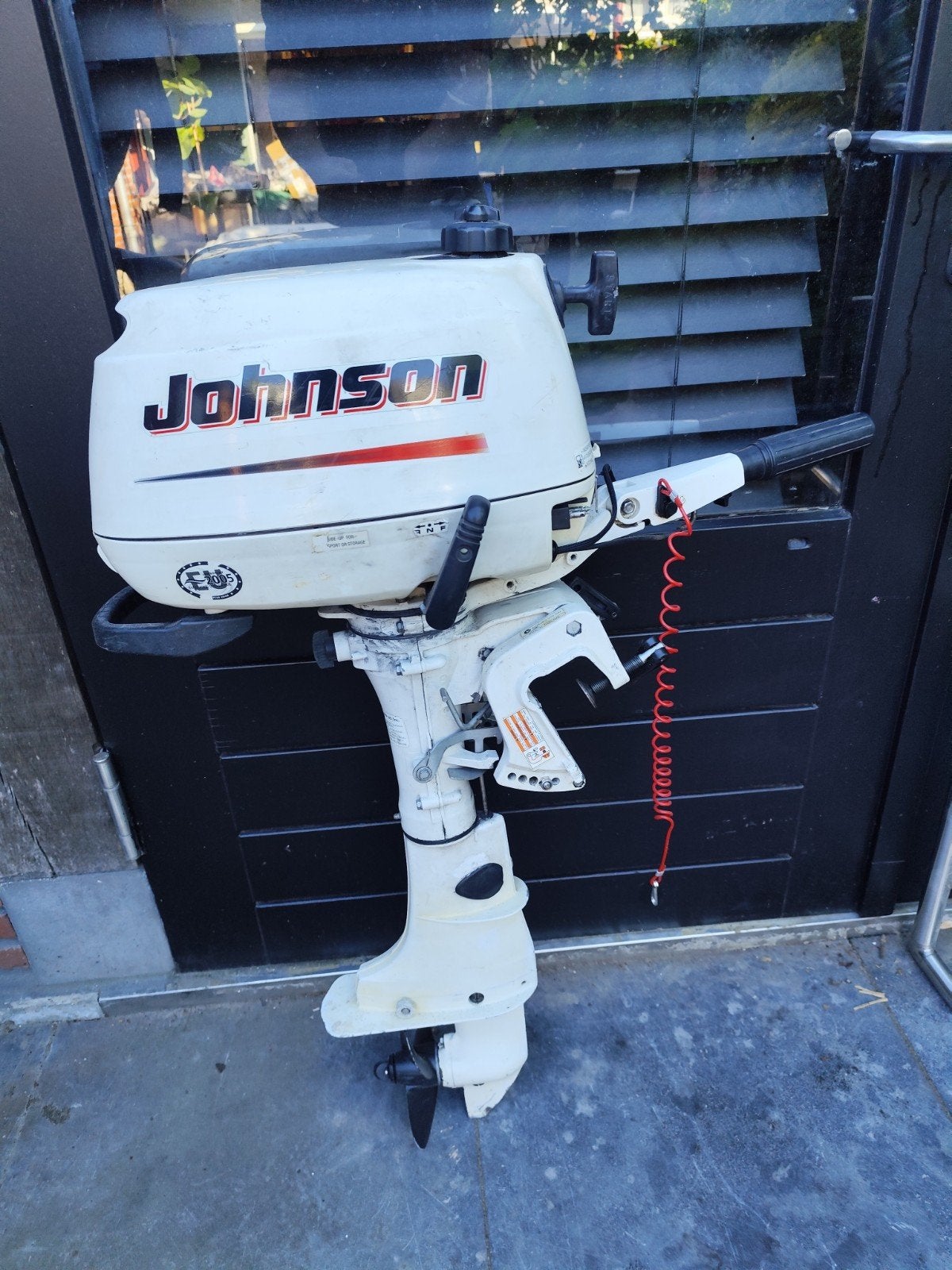 Buitenboordmotor 6 pk Johnson/ Suzuki, Watersport en Boten, Ophalen, Gebruikt, Benzine, Minder dan 5 pk