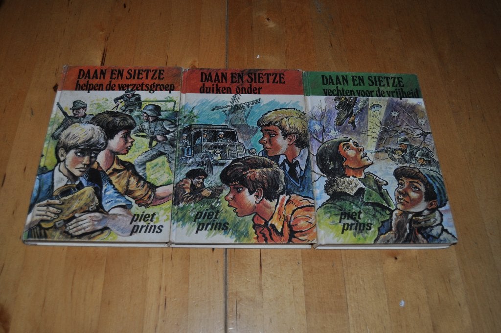 Daan en Sietze, Piet Prins complete serie  WO II, Boeken, Ophalen of Verzenden, Gelezen, Fictie