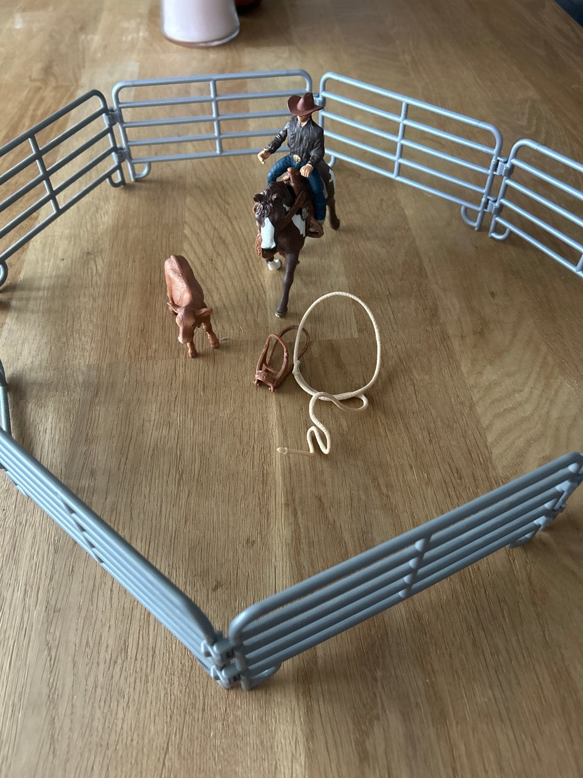 Schleich Western Rijden Speelset met Paard en Ruiter, Ophalen of Verzenden, Zo goed als nieuw, Jongen of Meisje