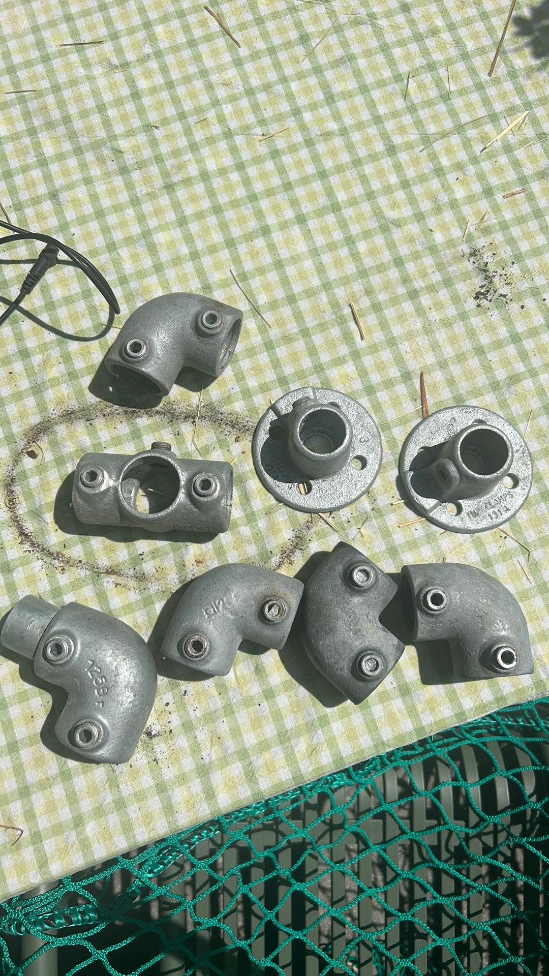 Tube lamps Koppelstukken Clamps 28 en 36mm, Ophalen, Gebruikt, Overige typen, Minder dan 50 mm
