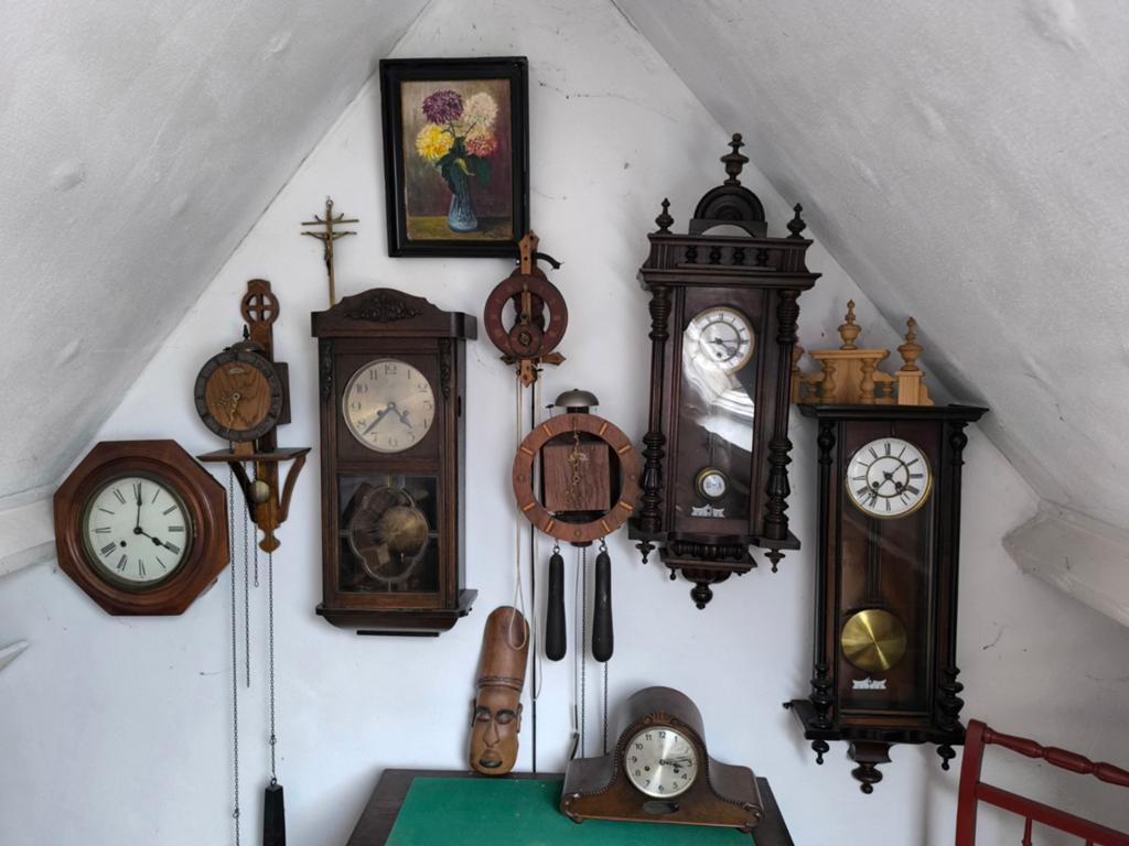 Diverse oude klokken ., Antiek en Kunst, Antiek | Klokken, Ophalen