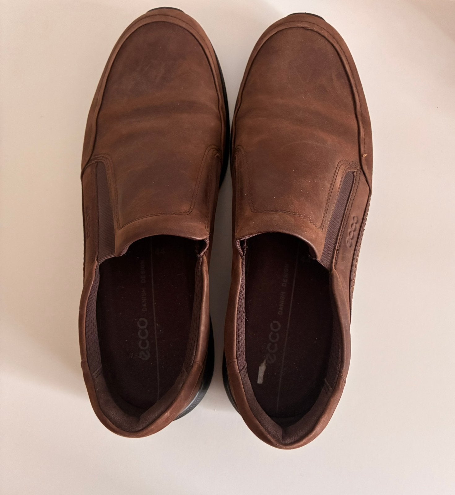 Ecco herenschoenen 1x gedragen, Verzenden, Zo goed als nieuw, Bruin