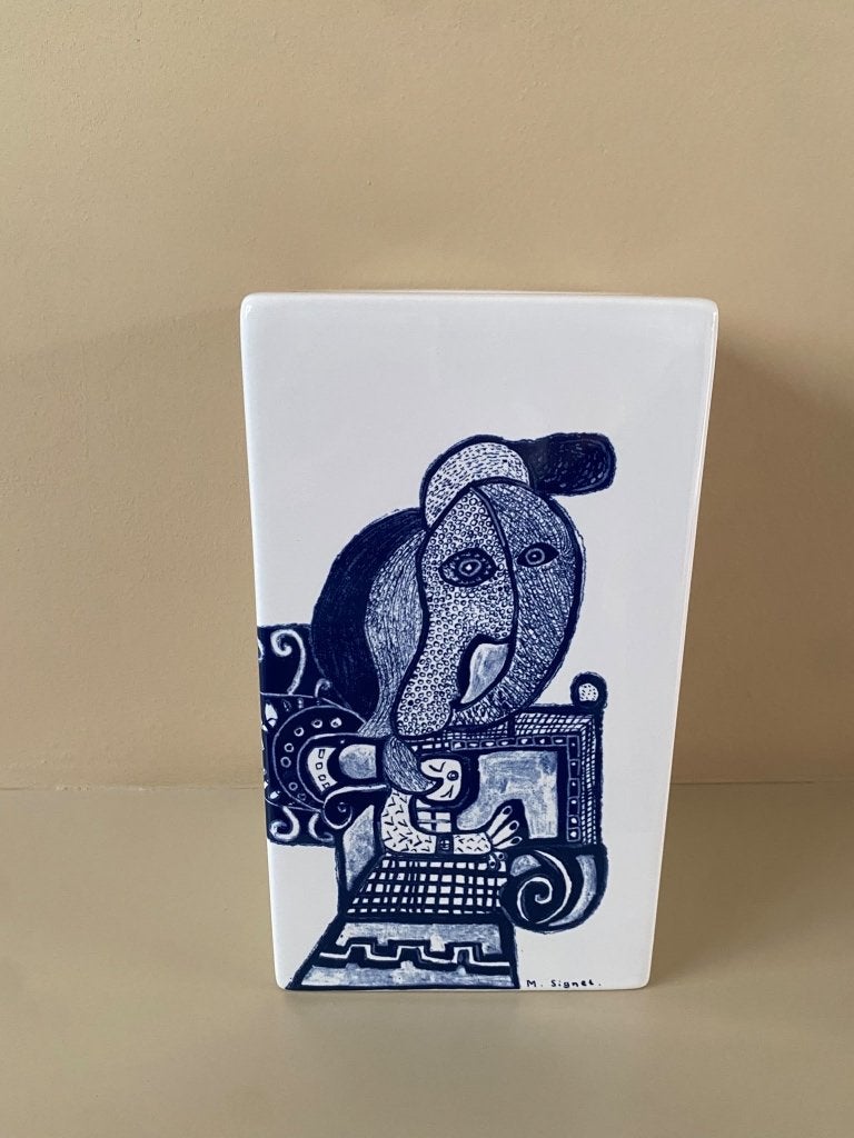 Wijnkoeler Schoonhoven Keramiek Monique Signet, Antiek en Kunst, Ophalen of Verzenden