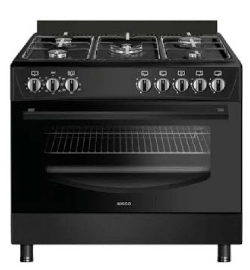 Gasfornuizen Wiggo WO‑E905R(BB), Witgoed en Apparatuur, Fornuizen, Ophalen, 60 cm of meer, Zo goed als nieuw, Gas