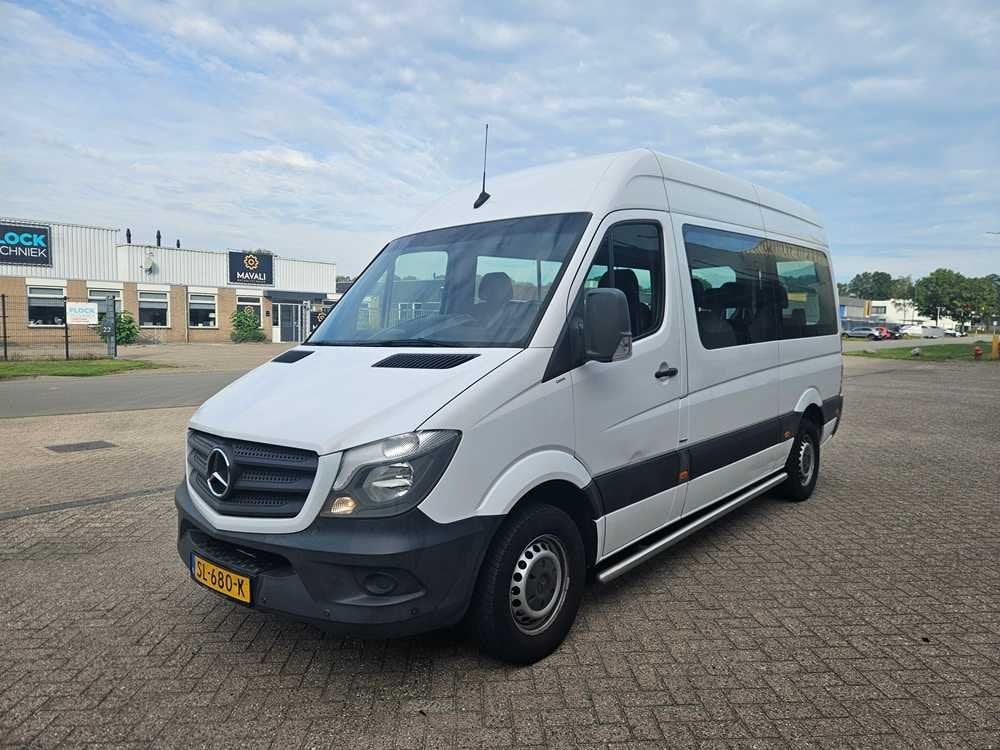Mercedes-Benz Sprinter 214 CDI L2 H2 Personenbus Bedrijfswag, Auto's, Automaat, Gebruikt, 2000 kg, Wit