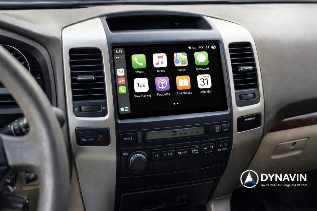 radio navigatie toyota landcruiser 120 carplay android 16, Auto diversen, Autoradio's, Ophalen of Verzenden, Dynavin, VERKOOP@INBOUWNAVIGATIE.COM