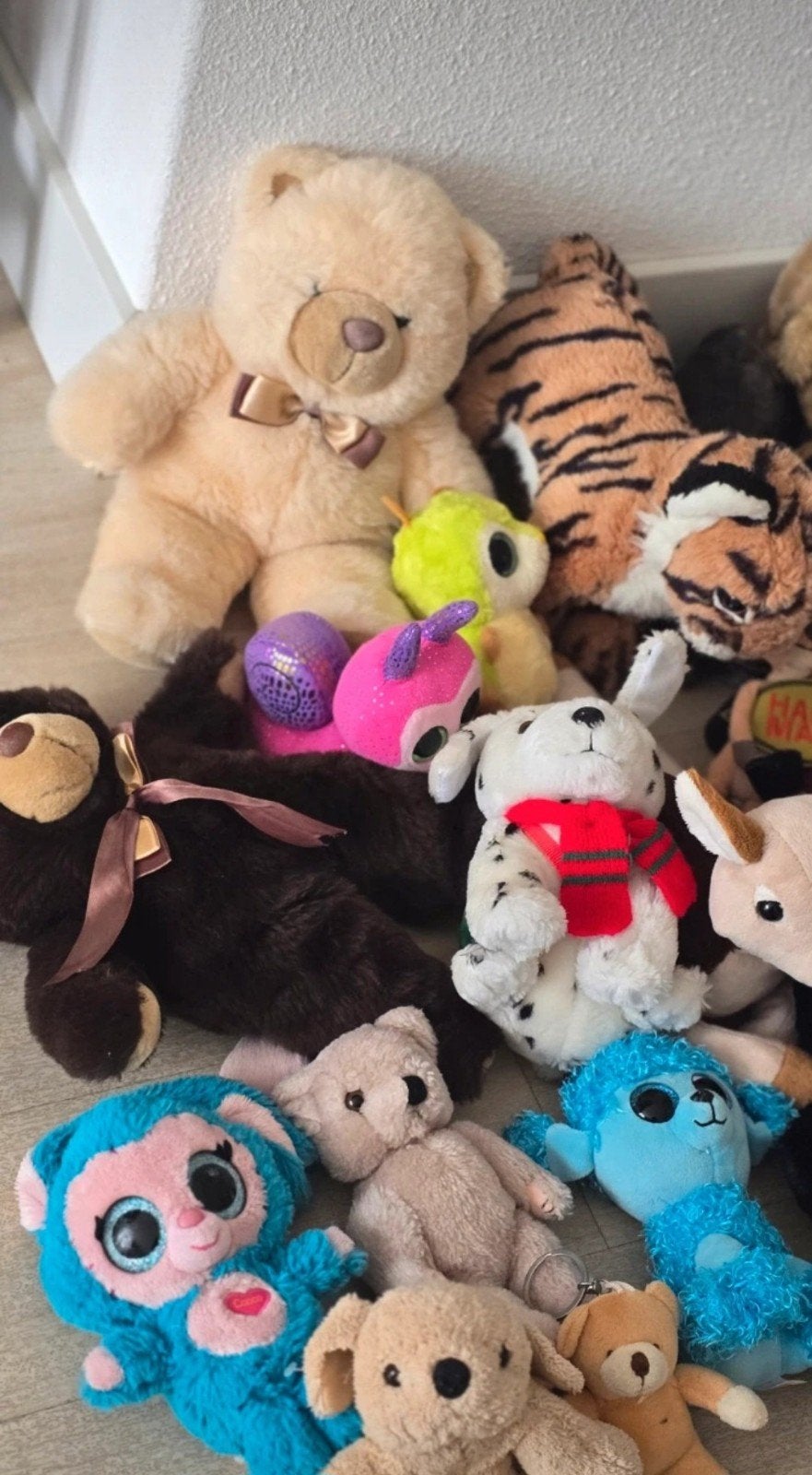 35 knuffels! knuffel bundel, Ophalen of Verzenden, Nieuw, Overige typen