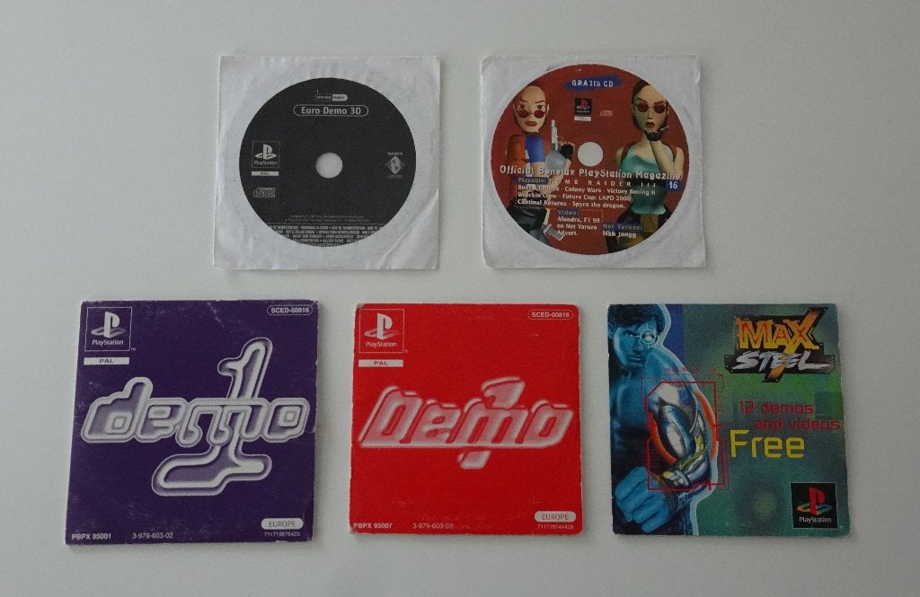 5 PlayStation Demo's voor Sony PlayStation 1, Ophalen, Overige genres, 1 speler, Zo goed als nieuw