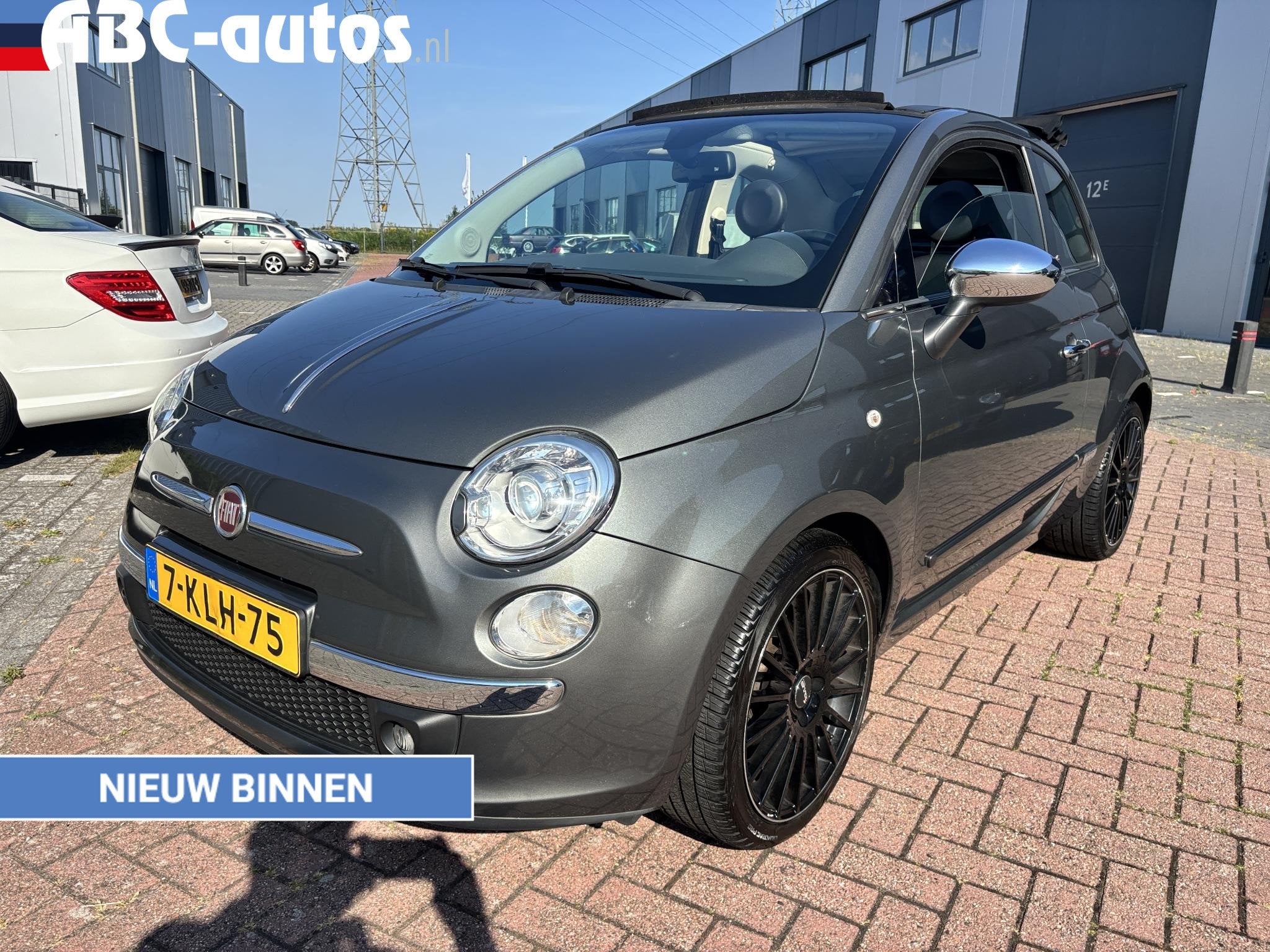 Fiat 500 C TwinAir Lounge Cabrio 86pk / Sportleder / Xenon /, Euro 5, 86 pk, Gebruikt, 31 €/maand