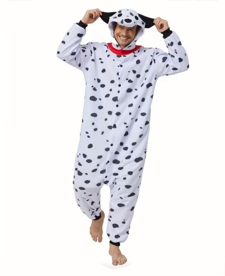 Cruella de Vil en Dalmatiër kostuums - Carnavalskleding, Ophalen of Verzenden, Zo goed als nieuw, Bovenkleding