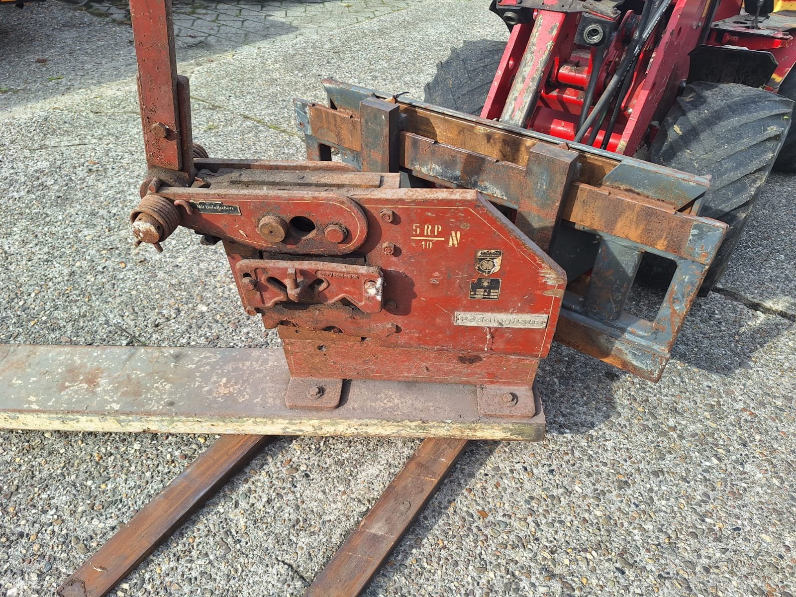 Peddinghaus plaatschaar hefboomplaatschaar knipmachine, Ophalen, Gebruikt, Hamer, Overige merken