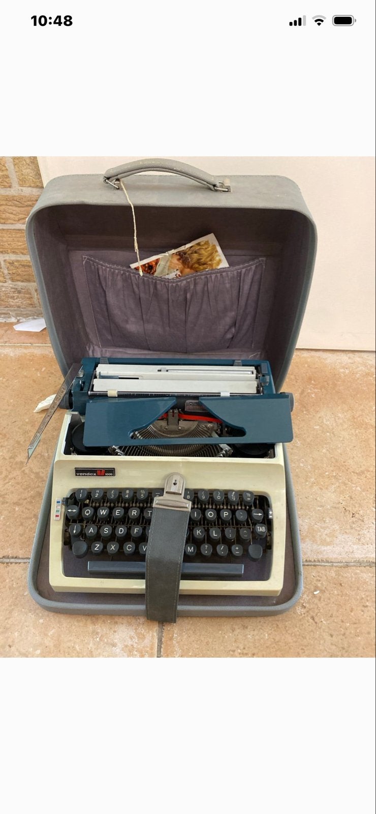 Oude typemachine in perfecte staat voor de liefhebber, Ophalen of Verzenden