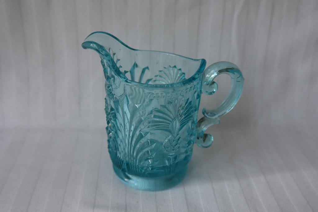 Antiek Frankrijk Vallerysthal glazen beker c 1900, Ophalen of Verzenden
