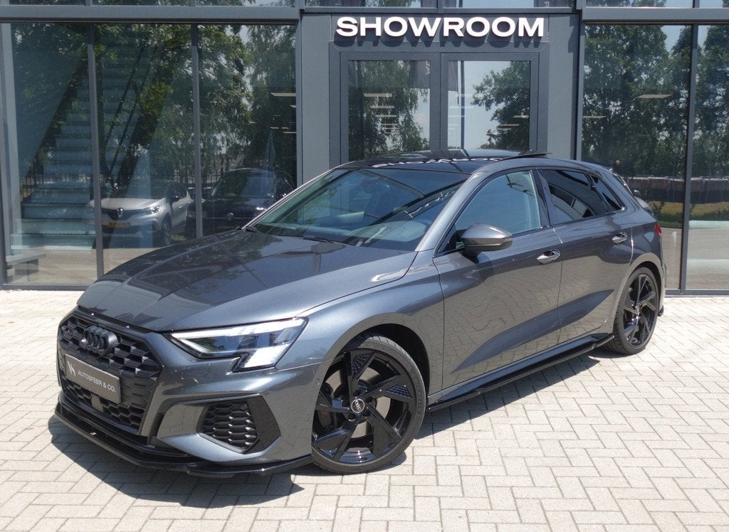 Audi S3 Sportback 2.0 TFSI S3 quattro PANO KEYLESS MASSAGE, Auto's, Audi, S3, Gebruikt, Zwart, 4 cilinders