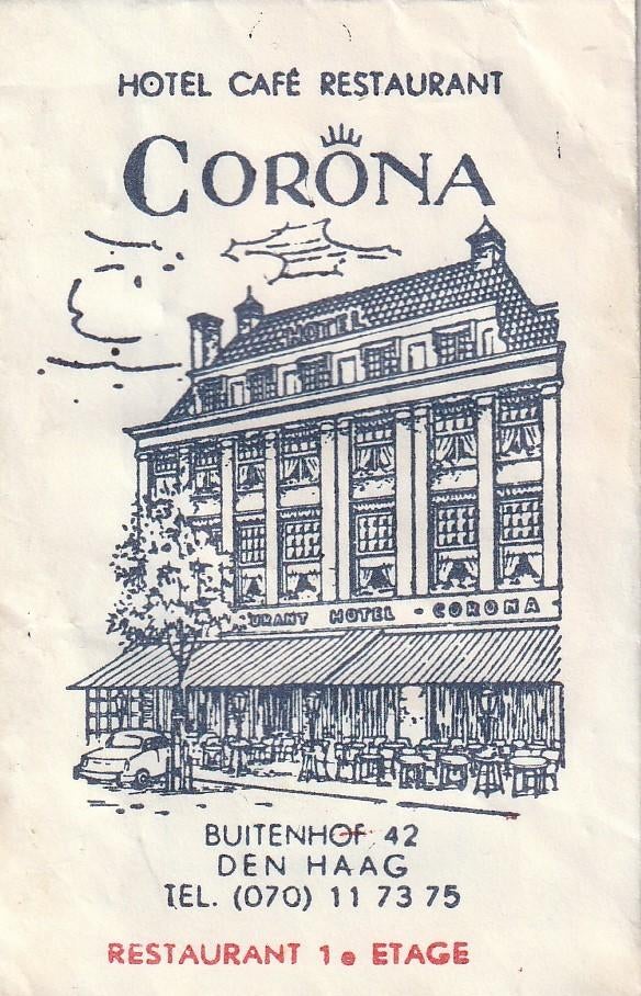 Suikerzakje #1129 : Corona Den Haag, Verzenden, Nederland