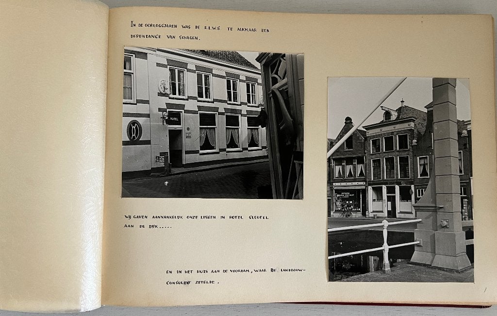 Foto herinneringsalbum 10 jaar R.M.L.S. Alkmaar 04-04-1957, Gebruikt, Foto, Ophalen of Verzenden, 1940 tot 1960