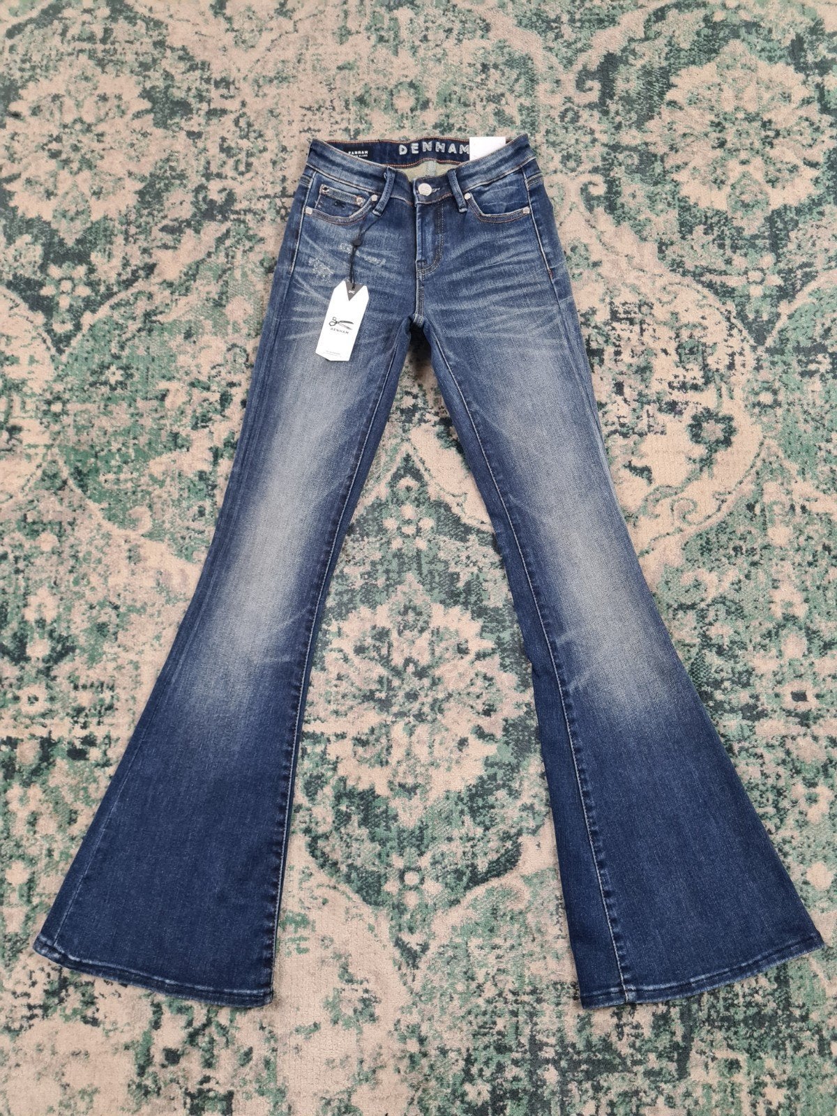Denham FARRAH Flare Fit W22 L32 Nieuw Tulsi2232, Denham, Blauw, Nieuw, Ophalen of Verzenden