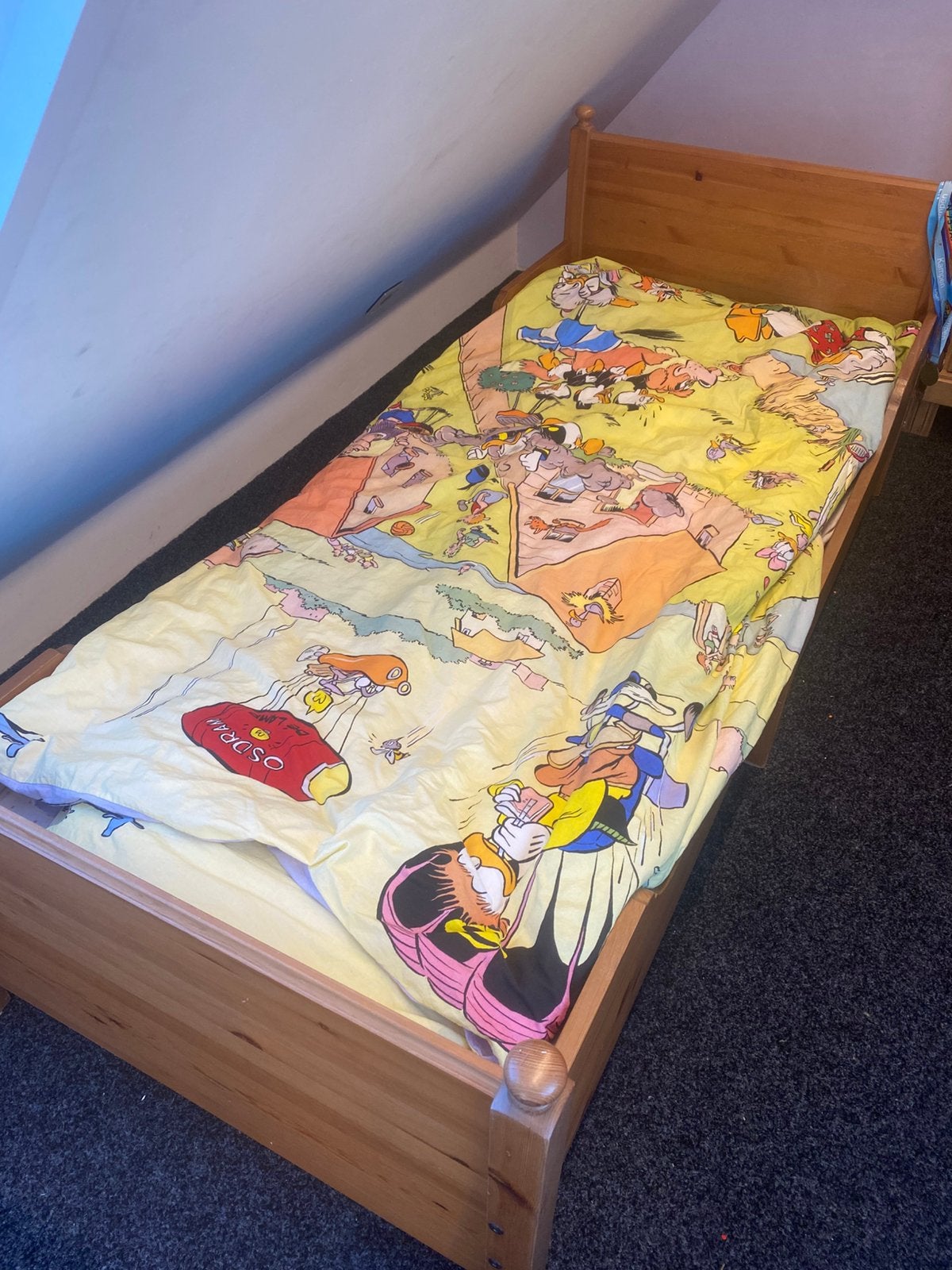 Gratis meegeoeibed ikea, Kinderen en Baby's, Kinderkamer | Bedden, Ophalen, 70 tot 85 cm, Zo goed als nieuw, Matras