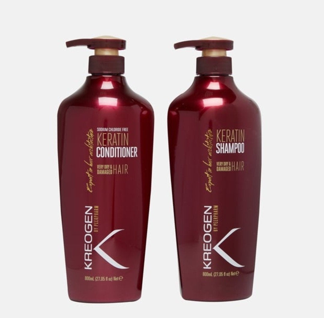 Kreogen Keratine Shampoo & Conditioner Set - 800ml, Ophalen of Verzenden