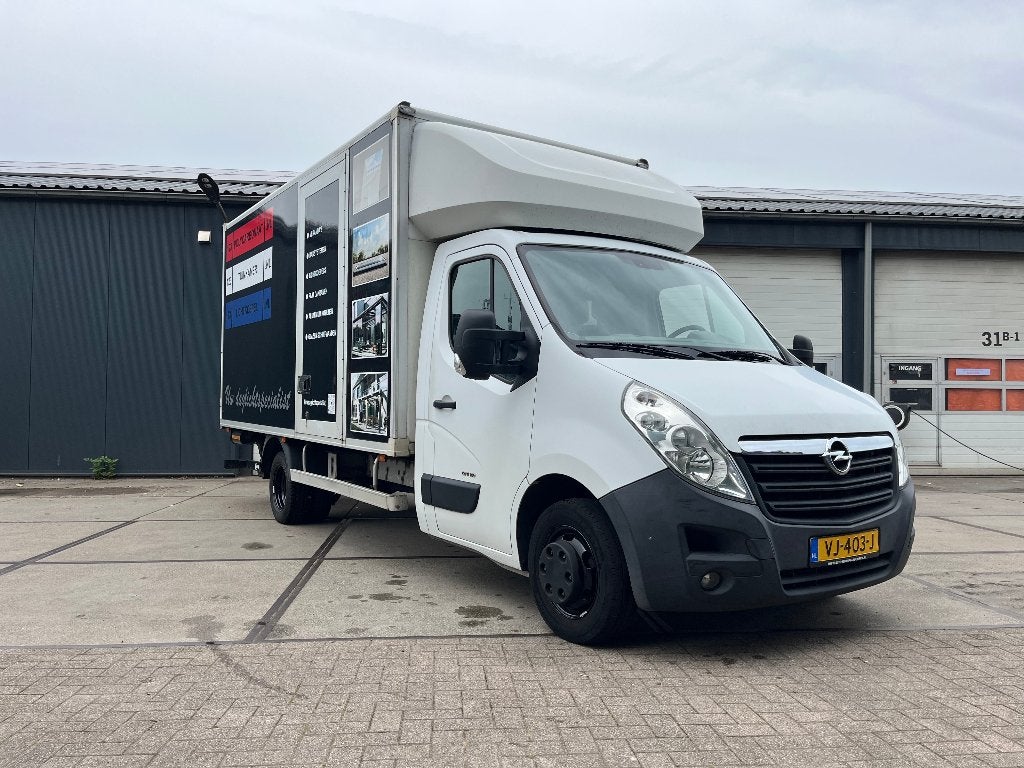 Opel Movano 2.3 D 107KW 2011 Bakwagen Laadklep 462cm bak, Auto's, Bestelauto's, Zwart, 4 cilinders, 11 km/l, Bedrijf